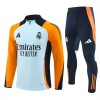 Sudadera De Entrenamiento Real Madrid Cremallera De Cuarto 2024-25 Azul - Hombre